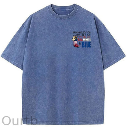 We'll Put A Boot In Your Ass Washed T-Shirt