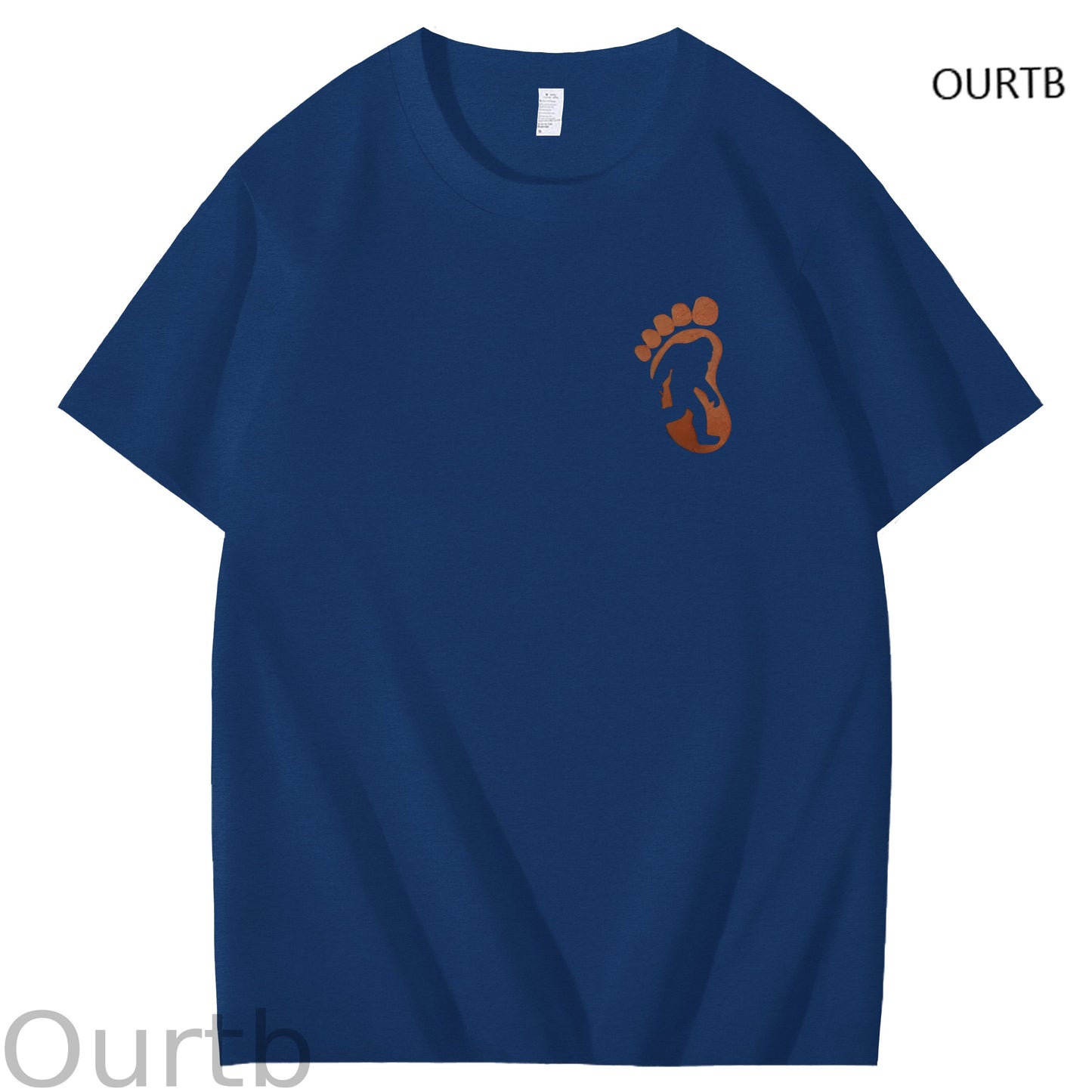 Bigfoot Grabbed My Weiner Art Pattern Print T-Shirt
