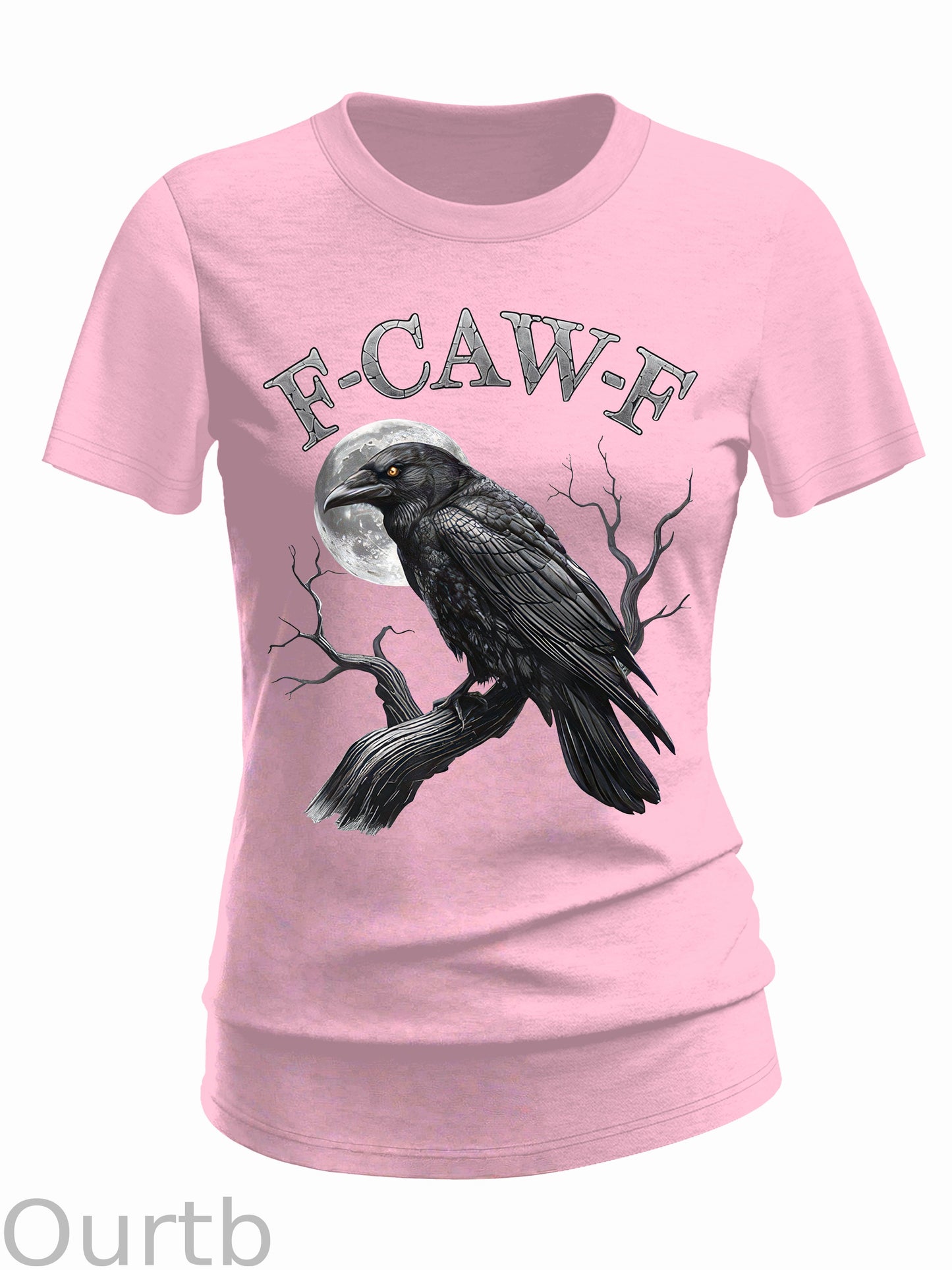 F-Caw-F Crow Cotton Blend T-Shirt