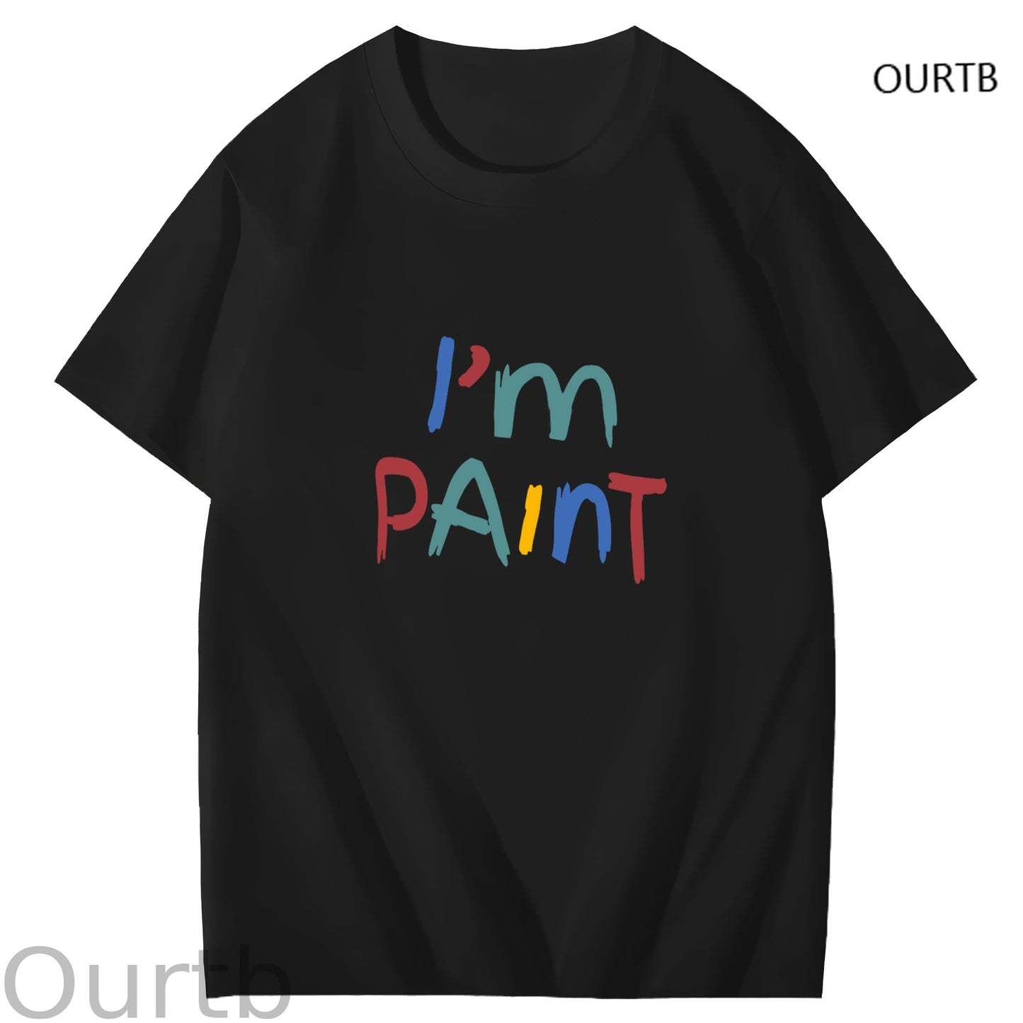 I'm Paint Art Pattern Print T-Shirt