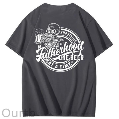 Surviving Fatherhood One Beer At A Time T-Shirt