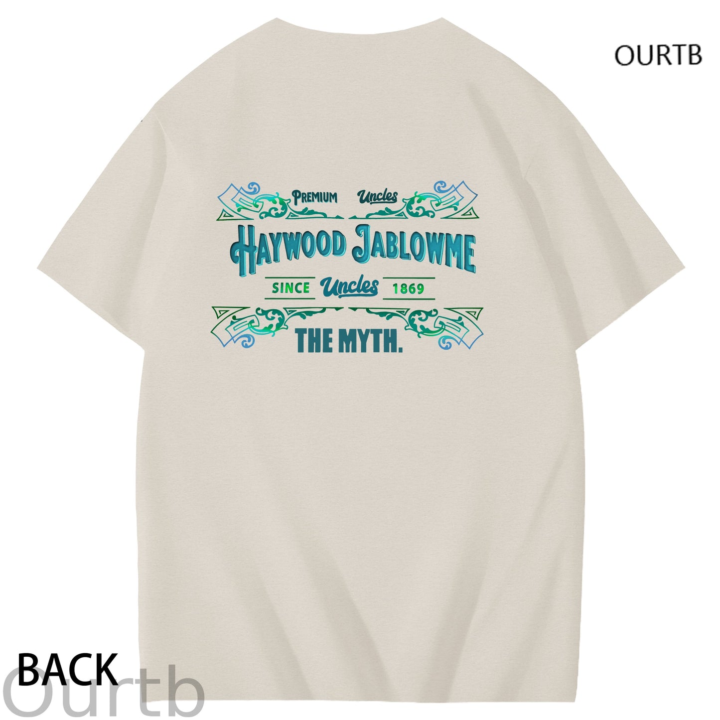 Premium Uncles Haywood Jablowme Since 1869 Uncles The Math Funny Adult Art Pattern Print T-Shirt