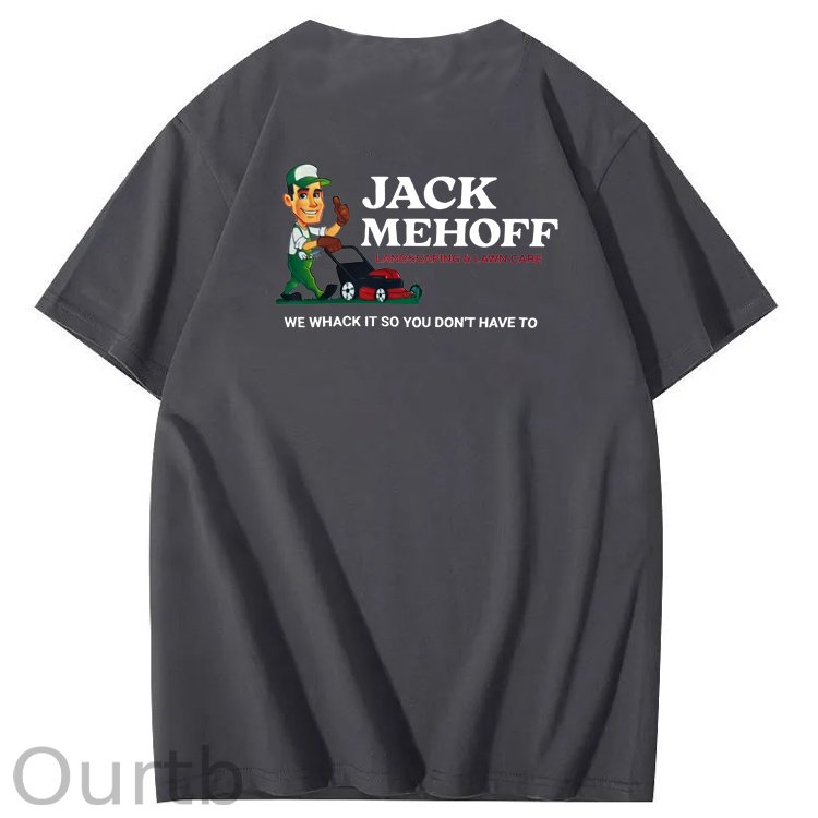 We Whack It So You Don't Have To  Pattern  Print 100%Cotton T-Shirt