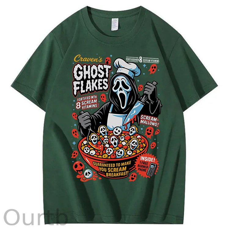 Halloween Horror Cereal 100% Cotton T-Shirt