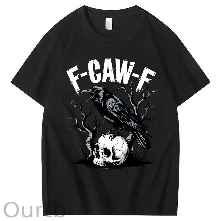 F-Caw-F Crow 100% Cotton T-Shirt