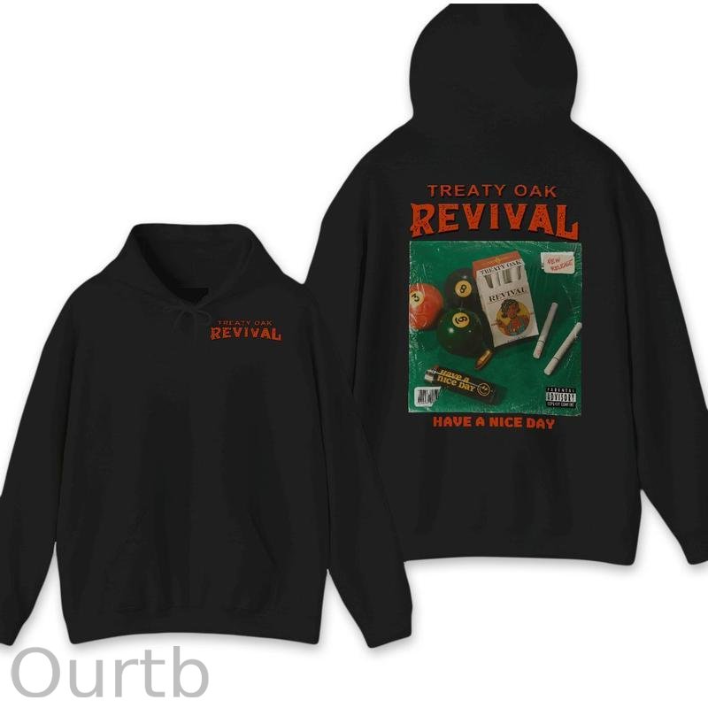 Treaty Oak Revival 100% Cotton Hooded Sweatshirt