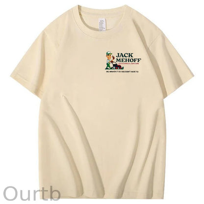 We Whack It So You Don't Have To  Pattern  Print 100%Cotton T-Shirt