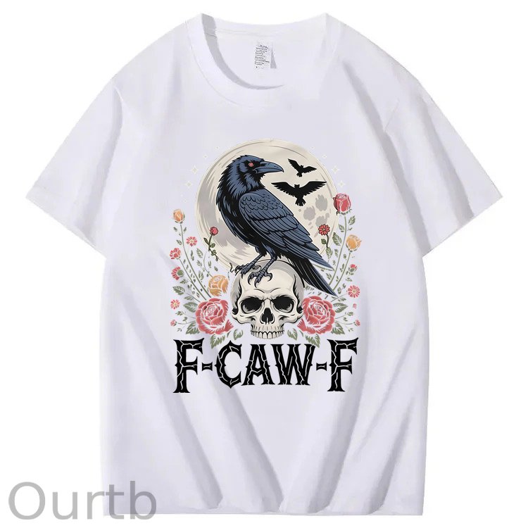 F-Caw-F Crow 100% Cotton T-Shirt