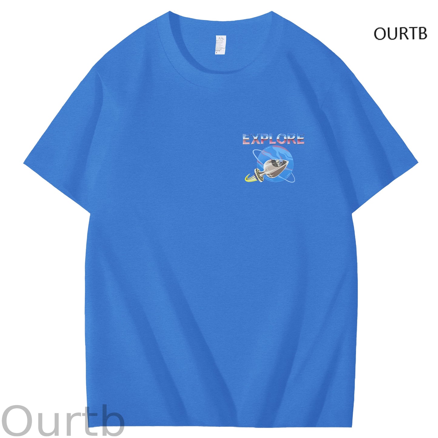 Explore Uranus Funny Adult Art Pattern Print T-Shirt