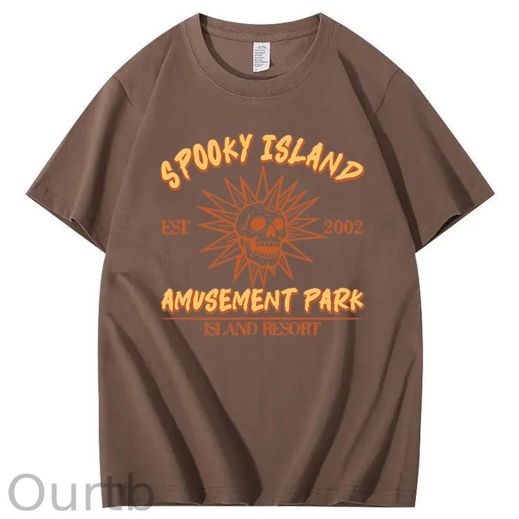 Spooky Island Halloween 100% Cotton T-Shirt