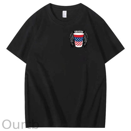 Put A Boot In Your Ass Pattern 100&Cotton Print T-Shirt