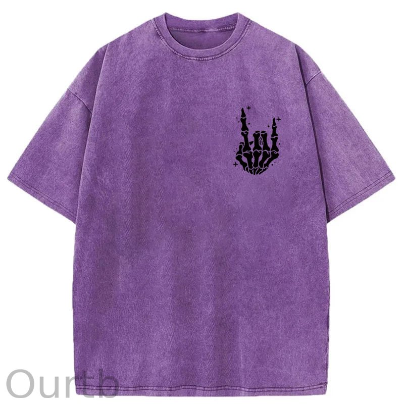 Just A Dad Who Always Came Back With The Milk Washed T-Shirt