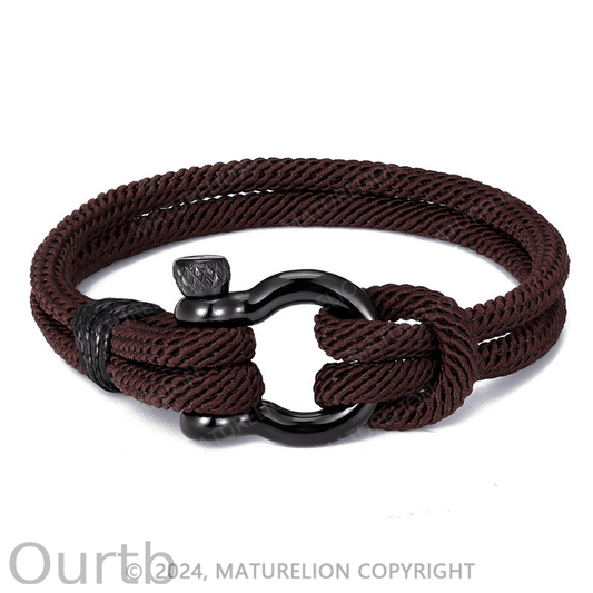 Men's Bracelet Military Camouflage 2 Layer Paracord Braclet
