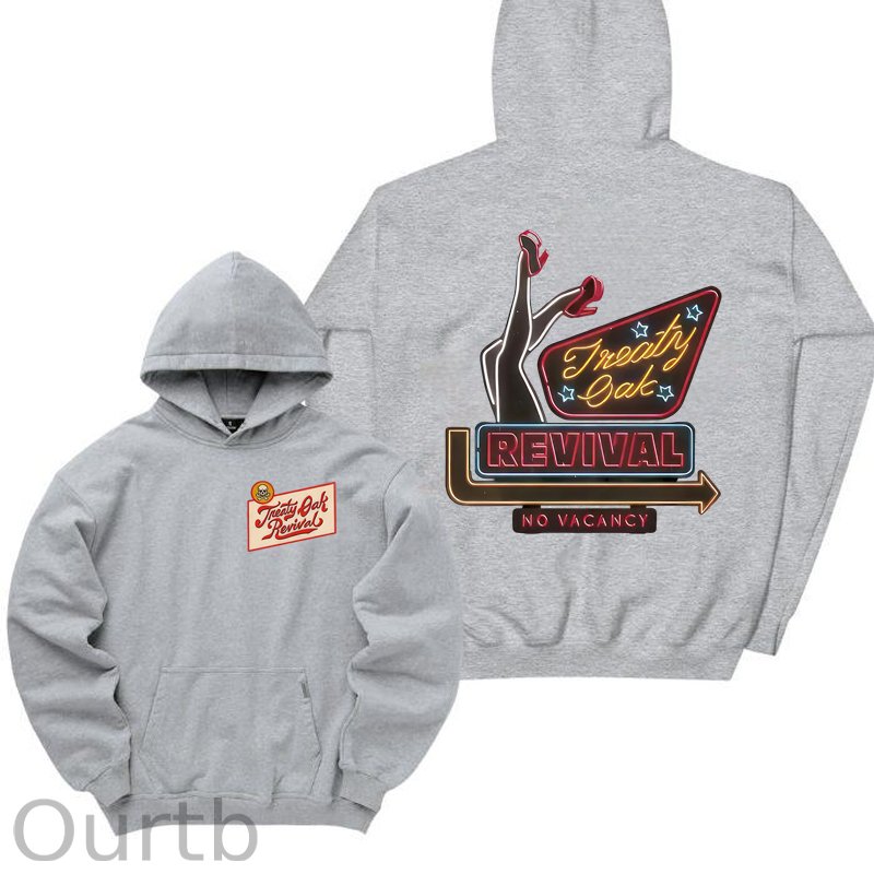 Treaty Oak Revival 100% Cotton Hooded Sweatshirt