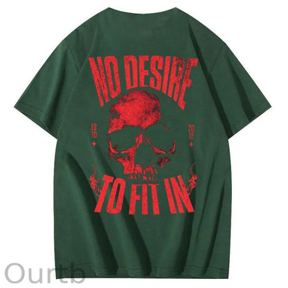 No Desire To Fit In 100% Cotton T-Shirt