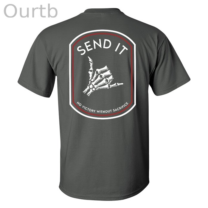 Send It Skull Printed Men's T-shirt