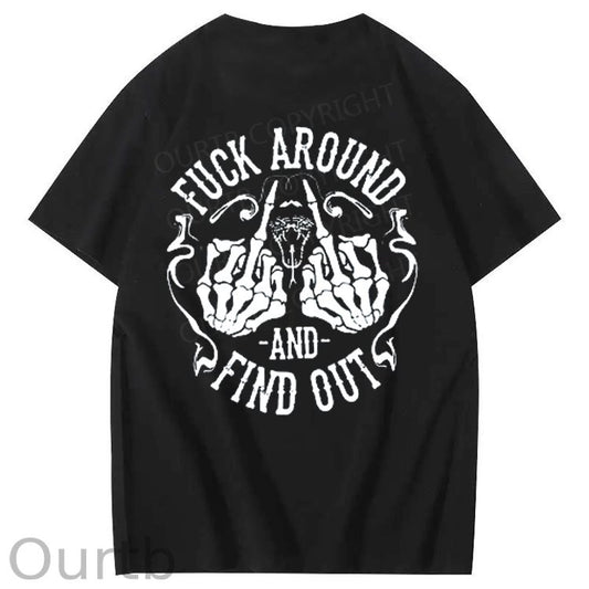 100%Gen X Pattern Print Crew Neck T-Shirt
