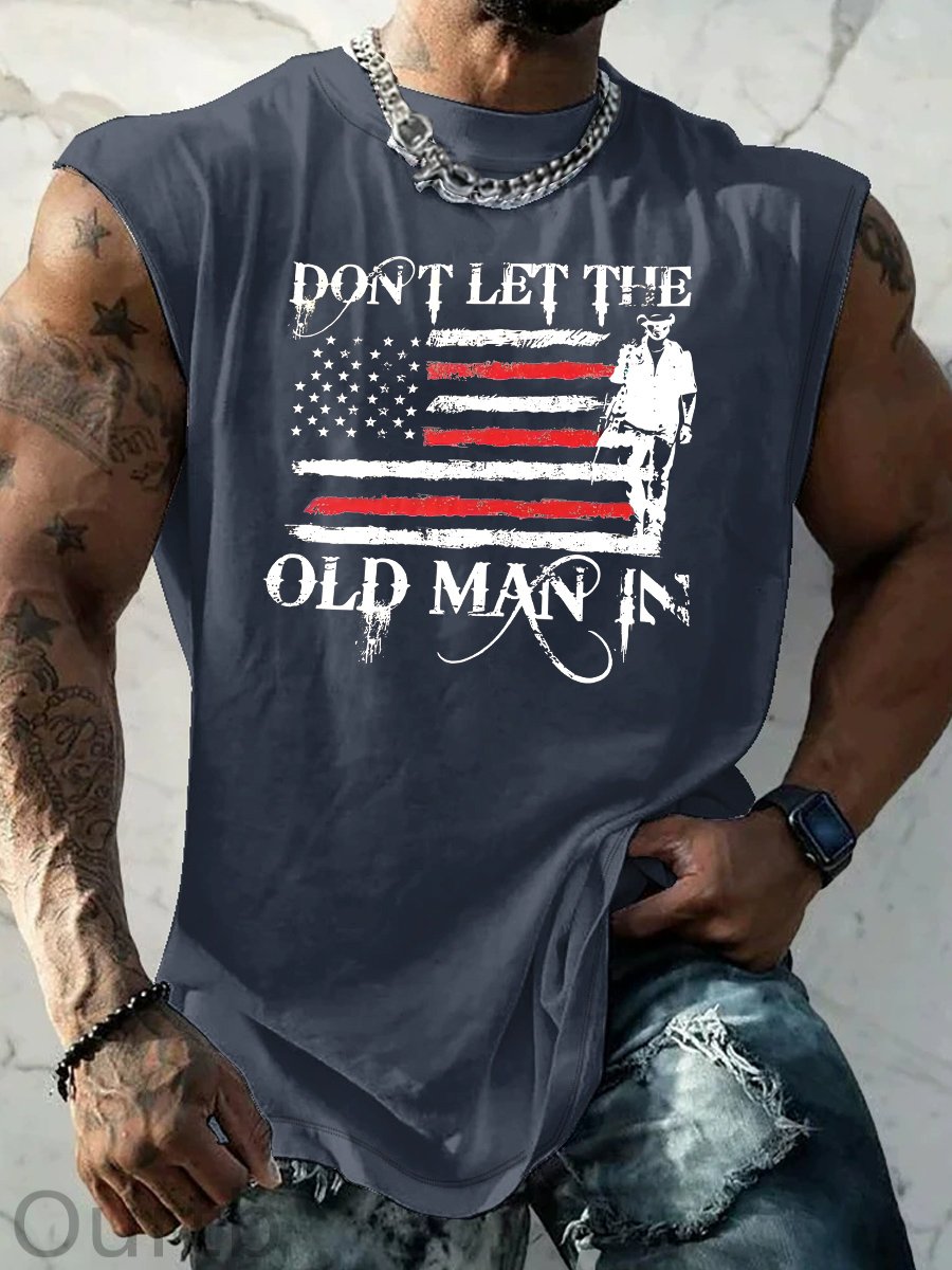 Don't Let The Old Man In  Pattern Print Vest