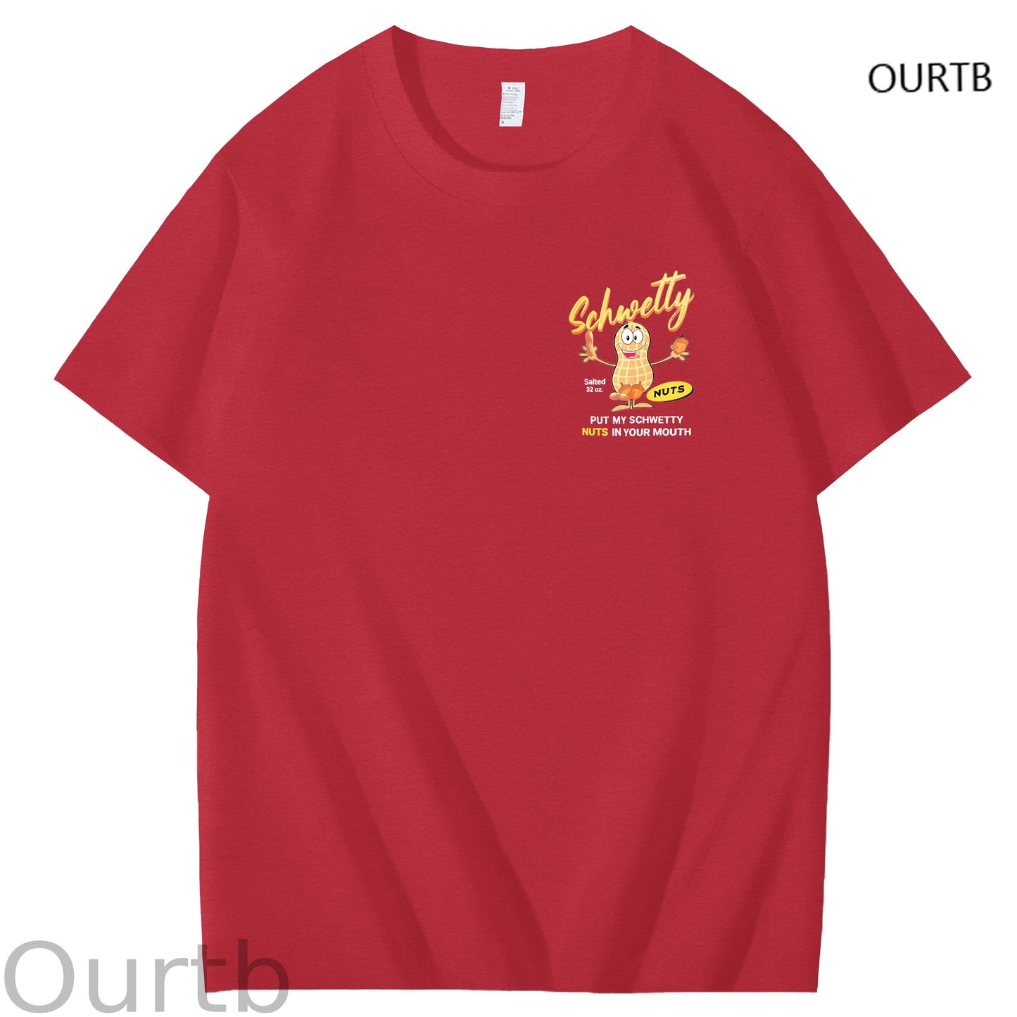 Schwetty Put My Schwetty Nuts In Your Mouth Art Pattern Print T-Shirt