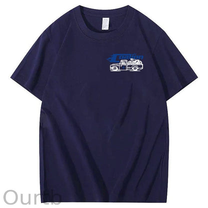 Dad's Garage Full Service If It's Broke We'll Fix It Printed Men's T-shirt