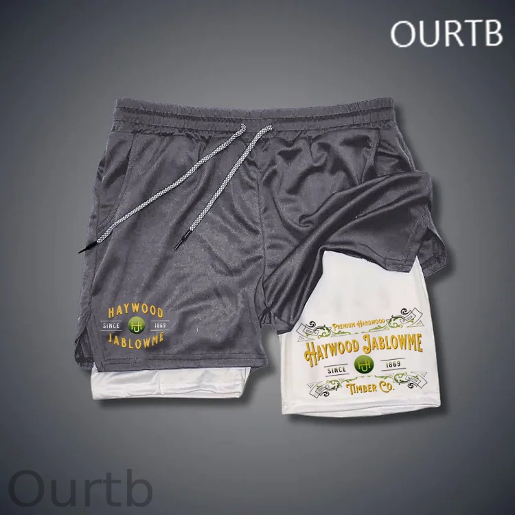 Haywood Jablowme Since 1869 Timber Co Funny Art Print Shorts Pants
