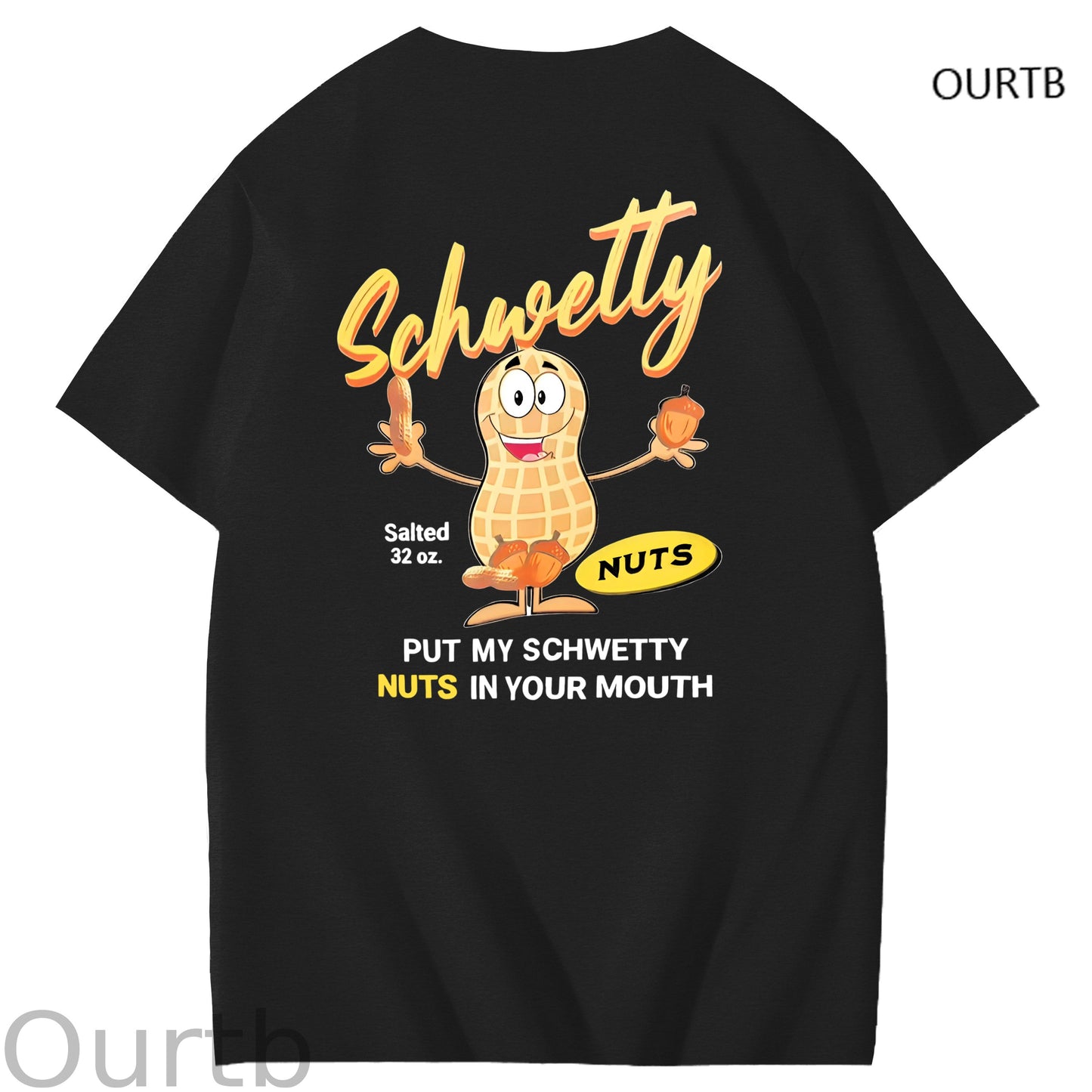 Schwetty Put My Schwetty Nuts In Your Mouth Art Pattern Print T-Shirt