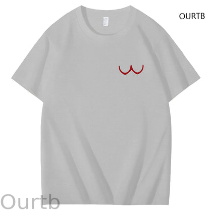 If You Tryna Scare Me I Am Terrified Of Boobs Art Pattern Print T-Shirt
