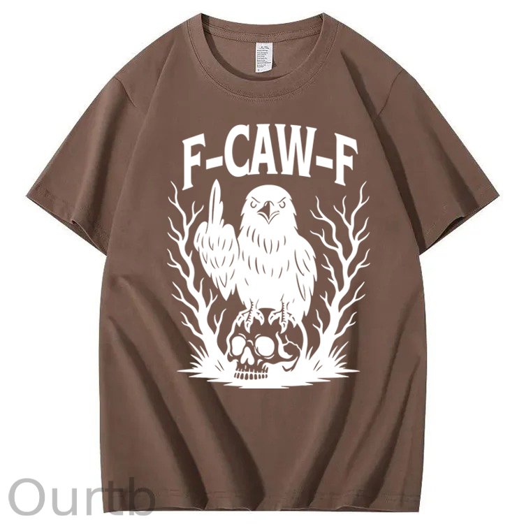 F-Caw-F Crow 100% Cotton T-Shirt