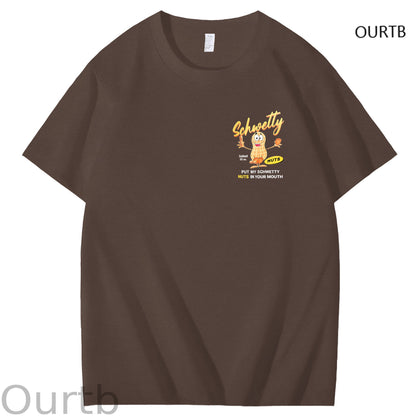 Schwetty Put My Schwetty Nuts In Your Mouth Art Pattern Print T-Shirt