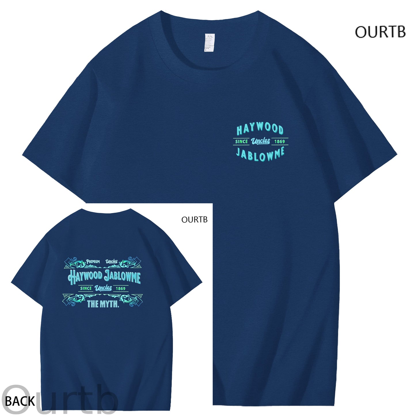 Premium Uncles Haywood Jablowme Since 1869 Uncles The Math Funny Adult Art Pattern Print T-Shirt