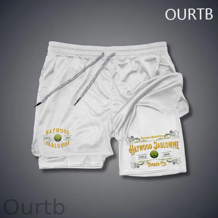 Haywood Jablowme Since 1869 Timber Co Funny Art Print Shorts Pants