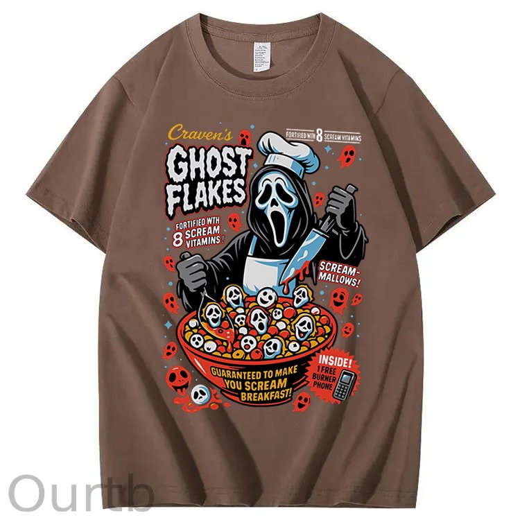 Halloween Horror Cereal 100% Cotton T-Shirt