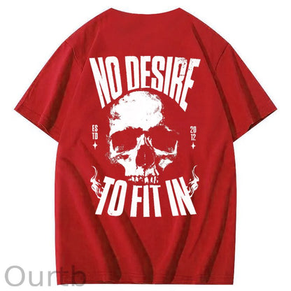 No Desire To Fit In 100% Cotton T-Shirt
