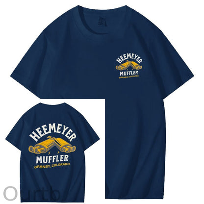 Heemeyer Muffler Granby Colorado Art Pattern Print T-Shirt