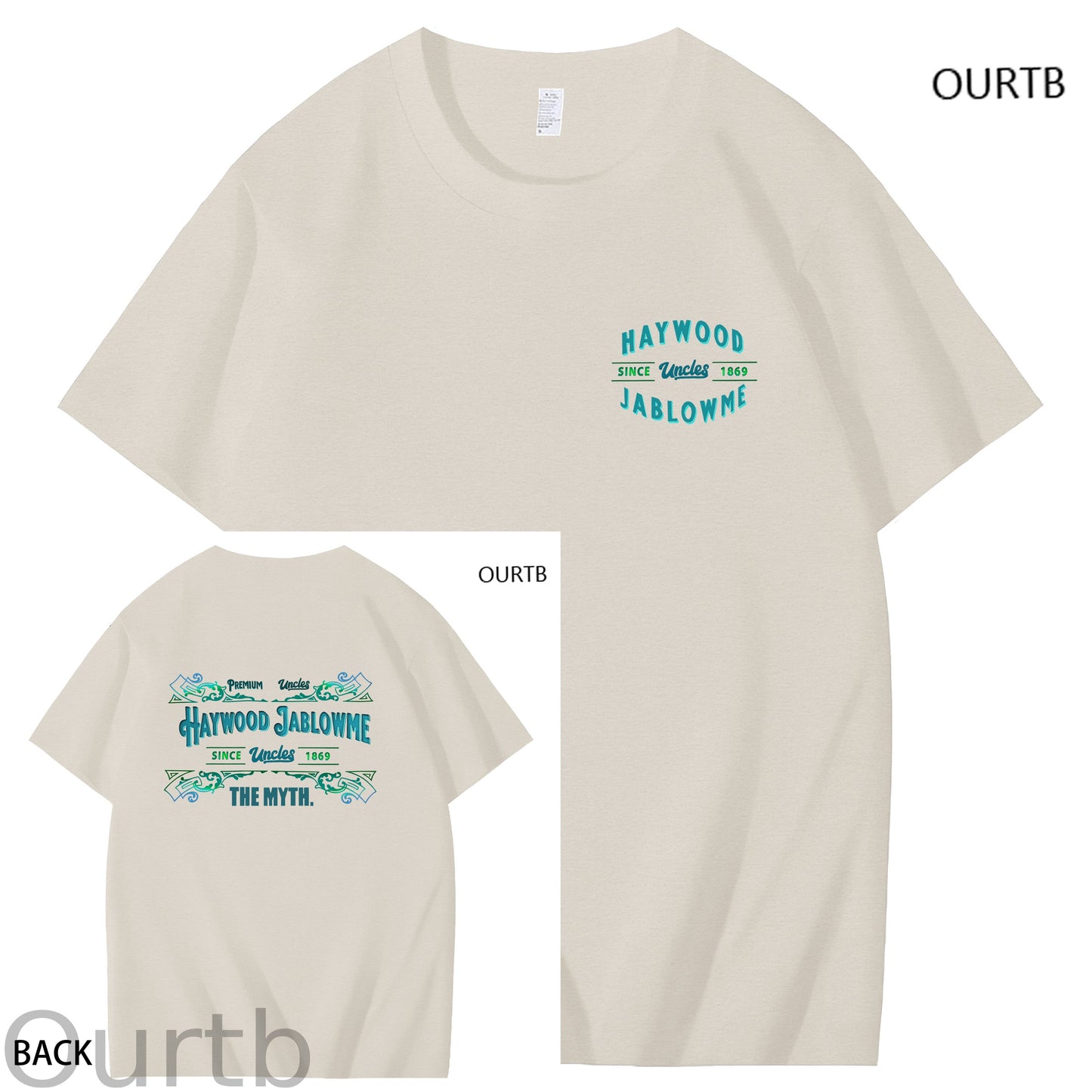 Premium Uncles Haywood Jablowme Since 1869 Uncles The Math Funny Adult Art Pattern Print T-Shirt