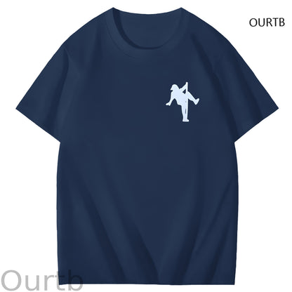 Only Dads Art Pattern Print T-Shirt