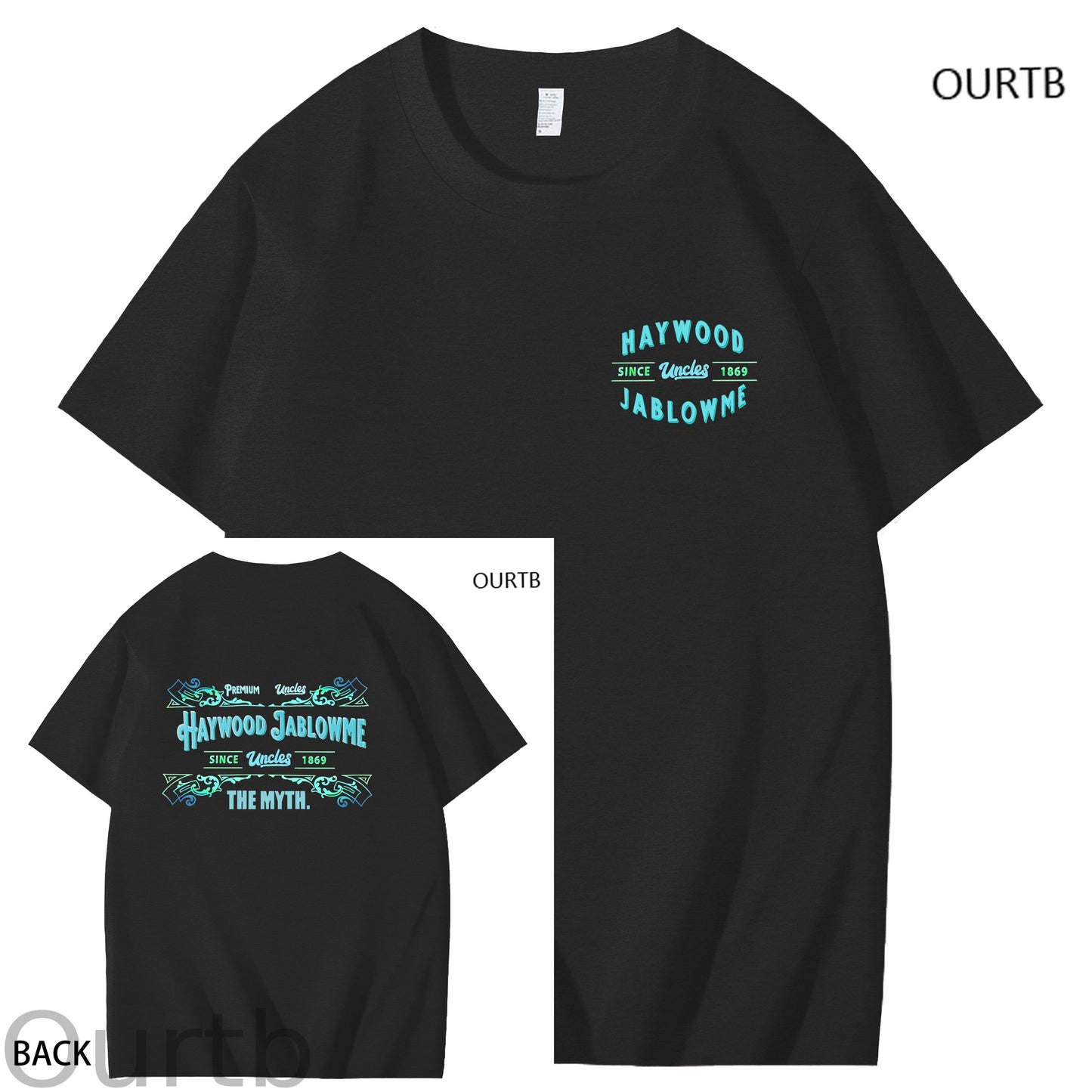 Premium Uncles Haywood Jablowme Since 1869 Uncles The Math Funny Adult Art Pattern Print T-Shirt