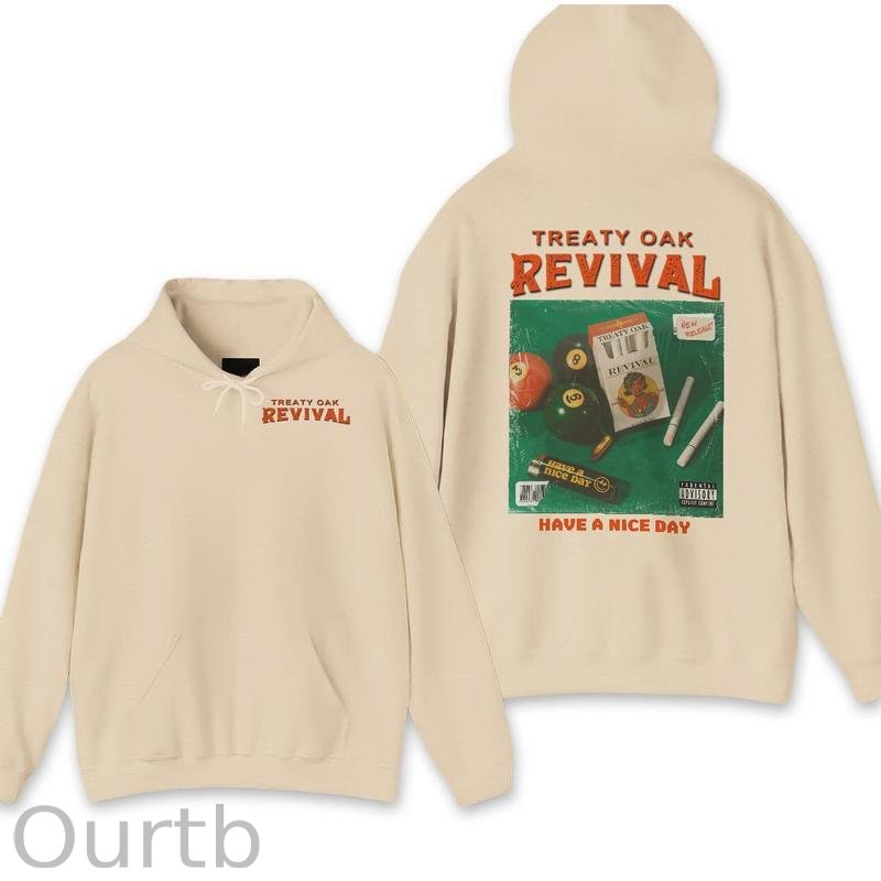 Treaty Oak Revival 100% Cotton Hooded Sweatshirt