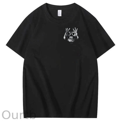 The Blacksheep Of  The Family Pattern Print 100%Cotton T-Shirt
