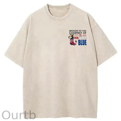 We'll Put A Boot In Your Ass Washed T-Shirt