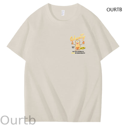 Schwetty Put My Schwetty Nuts In Your Mouth Art Pattern Print T-Shirt