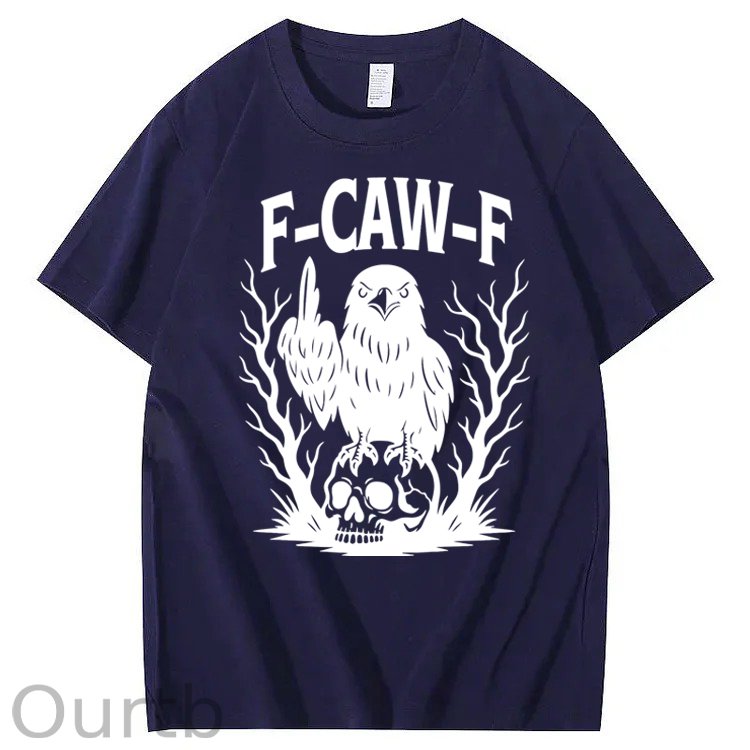 F-Caw-F Crow 100% Cotton T-Shirt