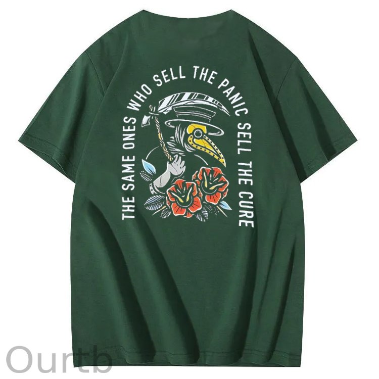The Same Ones Who Sell The Panic Sell The Cure Tee