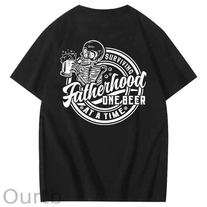 Surviving Fatherhood One Beer At A Time T-Shirt
