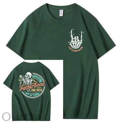 Surviving Fatherhood One Beer At A Time T-Shirt