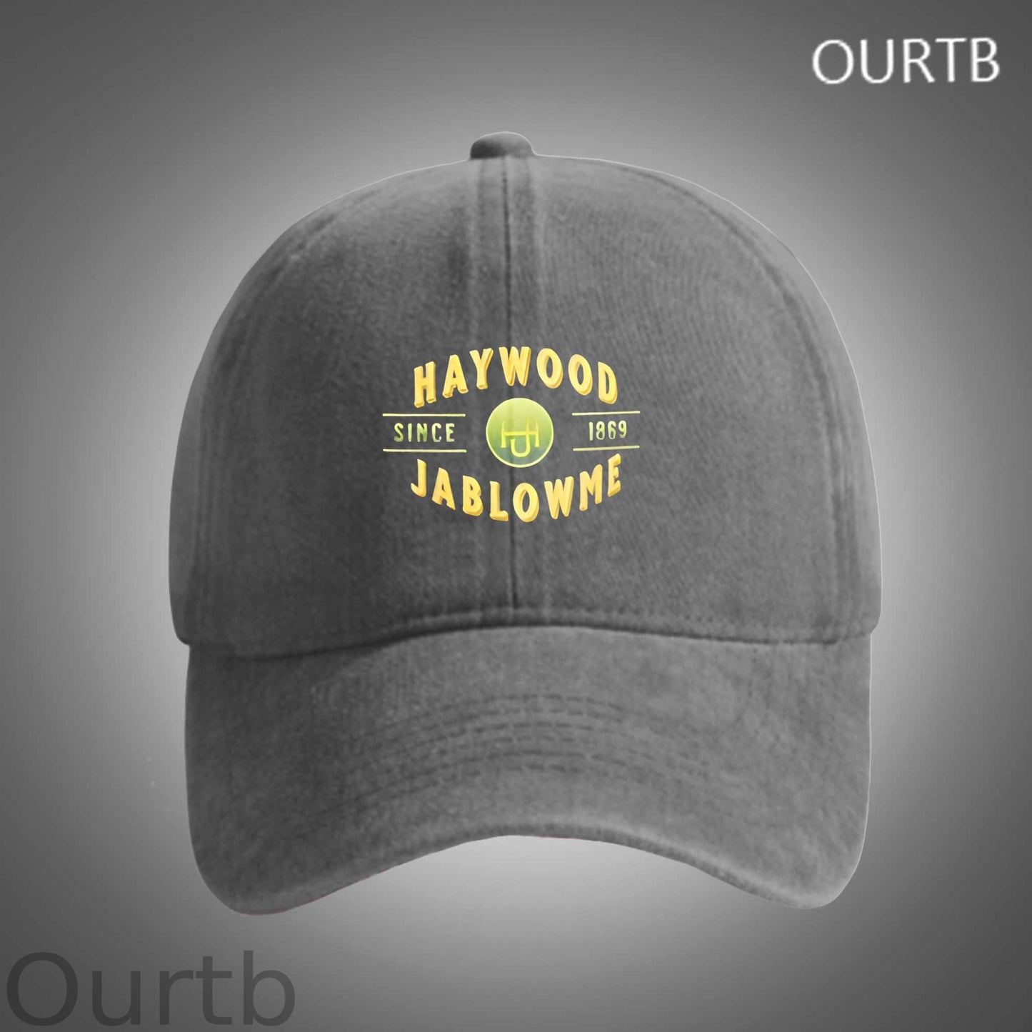 Haywood Jablowme Since 1869 Timber Co Funny Art Print Unisex Distressed Cotton Washed Art Print Hat