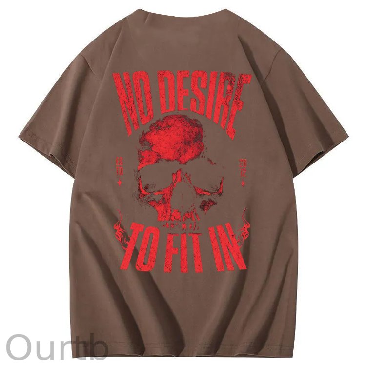 No Desire To Fit In 100% Cotton T-Shirt
