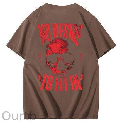 No Desire To Fit In 100% Cotton T-Shirt