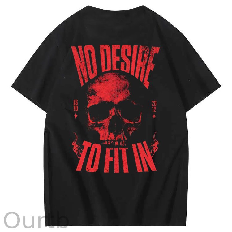 No Desire To Fit In 100% Cotton T-Shirt