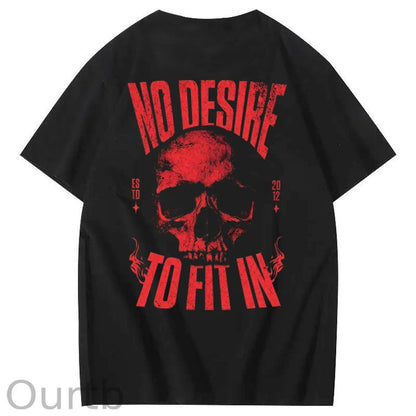 No Desire To Fit In 100% Cotton T-Shirt